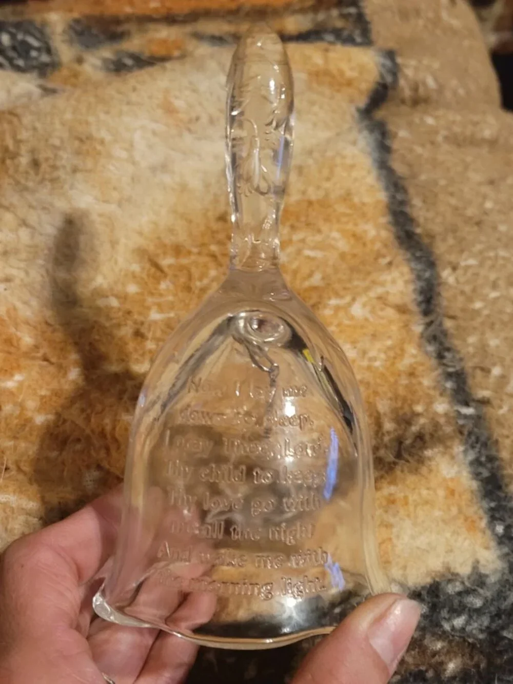 Crystal vintage Fenton bell